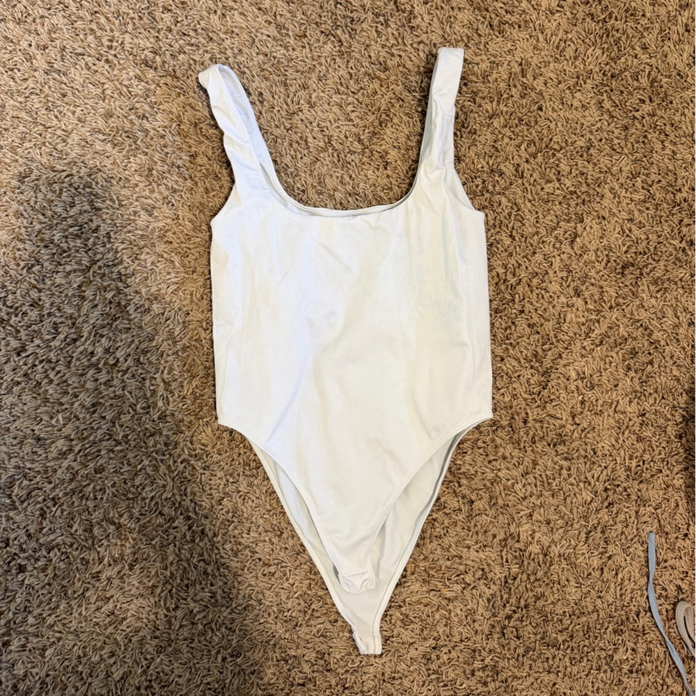 Classic White One-Piece bodysuit